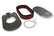 Vintage Series Oval Air Cleaner Natural Cast 2.5 X 17 X 9 Inch Red Cotton Gauze Filter Element Single 4-bbl Baseplate Holley