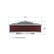 Vintage Series Oval Air Cleaner Natural Cast 2.5 X 17 X 9 Inch Red Cotton Gauze Filter Element Single 4-bbl Baseplate Holley