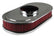 Vintage Series Oval Air Cleaner Polished 2.5 X 17 X 9 Inch Red Cotton Gauze Filter Element Single 4-bbl Baseplate Holley