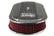 Vintage Series Oval Air Cleaner Polished 2.5 X 17 X 9 Inch Red Cotton Gauze Filter Element Single 4-bbl Baseplate Holley