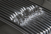 Vintage Series Oval Air Cleaner Polished 2.5 X 17 X 9 Inch Red Cotton Gauze Filter Element Single 4-bbl Baseplate Holley