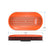 Vintage Series Oval Air Cleaner Factory Orange Machined 2.5 X 17 X 9 Inch Red Cotton Gauze Filter Element Single 4-bbl Baseplate Holley