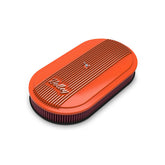 Vintage Series Oval Air Cleaner Factory Orange Machined 2.5 X 17 X 9 Inch Red Cotton Gauze Filter Element Single 4-bbl Baseplate Holley