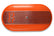 Vintage Series Oval Air Cleaner Factory Orange Machined 2.5 X 17 X 9 Inch Red Cotton Gauze Filter Element Single 4-bbl Baseplate Holley