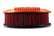 Vintage Series Oval Air Cleaner Factory Orange Machined 2.5 X 17 X 9 Inch Red Cotton Gauze Filter Element Single 4-bbl Baseplate Holley