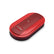 Vintage Series Oval Air Cleaner Gloss Red Machined 2.5 X 17 X 9 Inch Red Cotton Gauze Filter Element Single 4-bbl Baseplate Holley