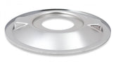 4150 Drop Base Air Cleaner Chrome w/3 Red Washable Gauze Filter 16 X 3 Chrome Drop-Base Air Cleaner for 4150 Series Carburetors with 5-1/8 Diameter Neck Holley
