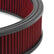 4150 Drop Base Air Cleaner Chrome w/3 Red Washable Gauze Filter 16 X 3 Chrome Drop-Base Air Cleaner for 4150 Series Carburetors with 5-1/8 Diameter Neck Holley