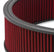 4150 Drop Base Air Cleaner Chrome w/4 Red Washable Gauze Filter 16 X 4 Chrome Drop-Base Air Cleaner for 4150 Series Carburetors with 5-1/8 Diameter Neck Holley