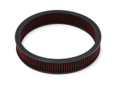 4500 Drop Base Air Cleaner Chrome w/3 Red Washable Gauze Filter 16 X 3 Chrome or EDP Black Drop-Base Air Cleaner for 4500 Series Carburetors with 7-1/4 Diameter Neck Holley