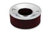 4500 Drop Base Air Cleaner Chrome w/6 Red Washable Gauze Filter 16 X 6 Chrome Drop-Base Air Cleaner for 4500 Series Carburetors with 7-1/4 Diameter Neck Holley