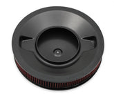 4500 Drop Base Air Cleaner Black w/3 Red Washable Gauze Filter 16 X 3 Chrome or EDP Black Drop-Base Air Cleaner for 4500 Series Carburetors with 7-1/4 Diameter Neck Holley