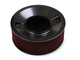 4500 Drop Base Air Cleaner Black w/6 Red Washable Gauze Filter 16 X 6 Black Drop-Base Air Cleaner for 4500 Series Carburetors with 7-1/4 Diameter Neck Holley