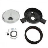 Retrofilter Drive-By-Wire Air Cleaner 14-Inch Diameter Dual Snorkel Chrome Fits LS3-Style DBW Throttle Body Cotton Gauze Element Holley