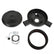 Retrofilter Drive-By-Wire Air Cleaner 14-Inch Diameter Dual Snorkel Black Fits LS3-Style DBW Throttle Body Cotton Gauze Element Holley