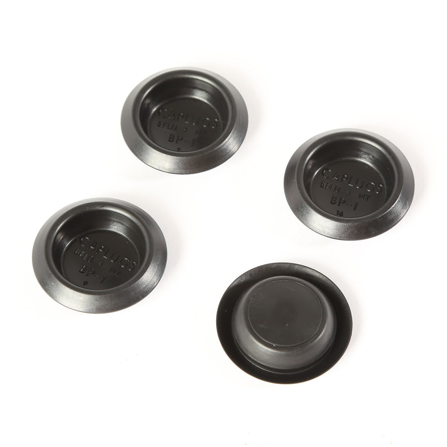 Floor Drain Plug Kit 1 Inch 4 Piece 1976-1983 CJ5 1976-1986 CJ7 And 1981-1986 CJ8 Scrambler OMIX