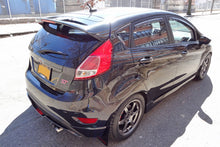 Load image into Gallery viewer, Rally Armor 13-19 Ford Fiesta ST Black UR Mud Flap w/Grey Logo