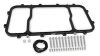 Dry Nitrous Plate For Holley LS Hi-Ram EFI Intake Manifolds-Black 1-Piece Billet Aluminum With Black Anodized Finish NOS