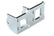 Engine Mount Brackets 1967-1969 GM F-Body, 1968-1974 X-Body LS-Swap Engine Mounting Brackets Hooker BlackHeart