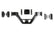 Transmission Crossmember 1967-1969 GM F-Body, 1968-1974 X-Body LS, Lt Swap Transmission Crossmember 4L80, 4L85 GM Automatic Transmissions Hooker BlackHeart