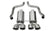 Corsa 2009-2013 Chevrolet Corvette C6 6.2L V8 Polished Xtreme Axle-Back Exhaust