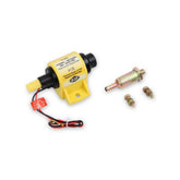 Micro Electric Fuel Pump 4 7 PSI 35 GPH Ethanol and Methanol For Carburetor Mr Gasket