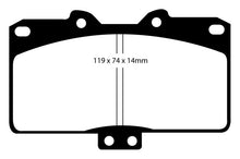 Load image into Gallery viewer, EBC 91-93 Dodge Stealth 3.0 4WD Redstuff Front Brake Pads