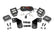 LED Light | RR Cage Mount | 2" Black Flood Pair | Polaris Ranger 1000/Ranger XP 900/1000