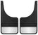 Husky Liners Universal 12in Wide Black Rubber Front Mud Flaps w/ Weight