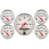 AutoMeter Traditional incandescent lighting illuminates around the perimeter of the dial 1302