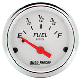 AutoMeter Traditional incandescent lighting illuminates around the perimeter of the dial 1315