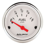 AutoMeter Traditional incandescent lighting illuminates around the perimeter of the dial 1318