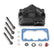 Hard Core Gray Aluminum Center Hung V Bowl Kit Primary Convert Anything from Your Old 3310 to a Dominator to Holley's New Aluminum Fuel Bowls! Holley