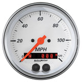 AutoMeter Traditional incandescent lighting illuminates around the perimeter of the dial 1349