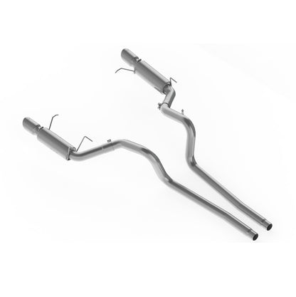 MBRP 11-14 Ford Mustang GT 5.0L Dual Split Rear Race Version AL 3in Cat Back Exhaust System | S7264AL