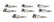 Nozzle Axial Fogger 8-Pack Annular Discharge Fogger Nozzle Stainless Steel NOS