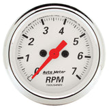 AutoMeter Traditional incandescent lighting illuminates around the perimeter of the dial 1397