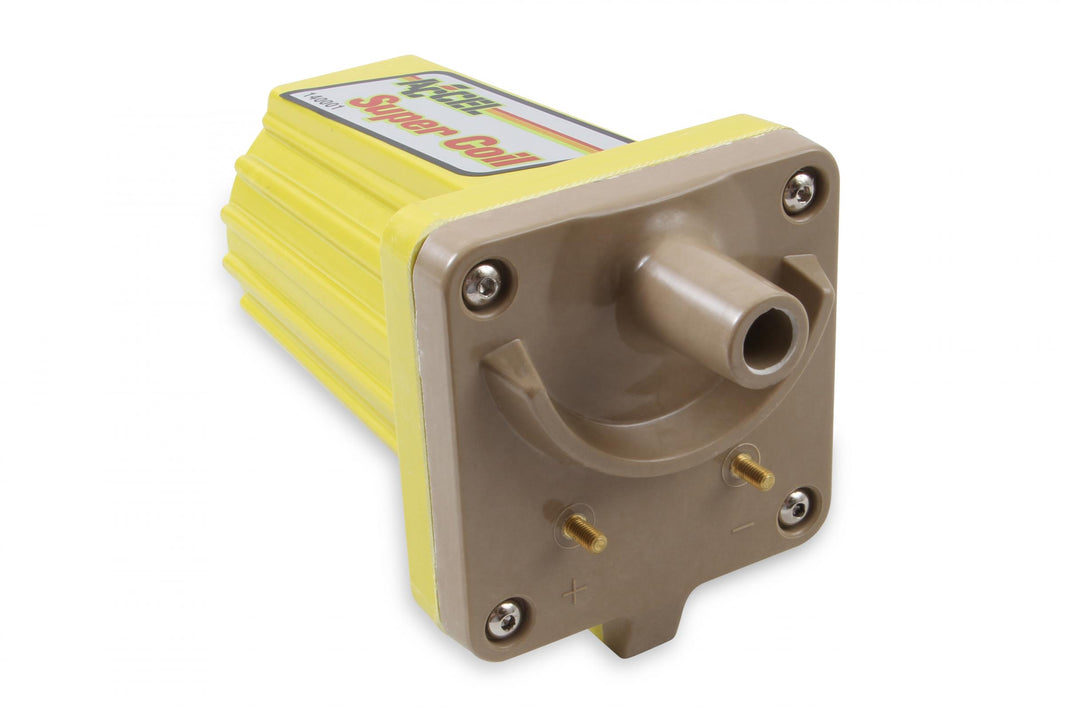 Ignition Coil Supercoil Street -Strip 45,000V Supercoil Comes With A Ballast Resistor And Mounting Hardware. Effective Up To 6500 Rpm, Maximum Voltage 45,000 Volts ACCEL