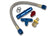 Dual Feed Line Kit Complete Kit With Braided Stainless Steel Line, Fittings, And O-Rings Demon Fuel Systems