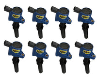 8 Pack Of Ignition Coil-On-Plug Style Ignition Coils Are Direct Plug Replacements For OEM Coils Blue ACCEL