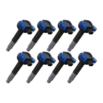 Direct Ignition Coil Kits Supercoil Series 2011-2016 Ford 5.0L Coyote Bue 8-Pack ACCEL