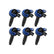Direct Ignition Coil Kit Supercoil Series 2007-2016 Ford 3.5L/3.7L V6 Blue 6-Pack ACCEL