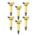 Direct Ignition Coil Supercoil Fits Toyota 3.0L V6 Direct OEM Replacement 15 Percent More Spark Energy Silicone Magnetic Steel Core Yellow 6 Pack ACCEL