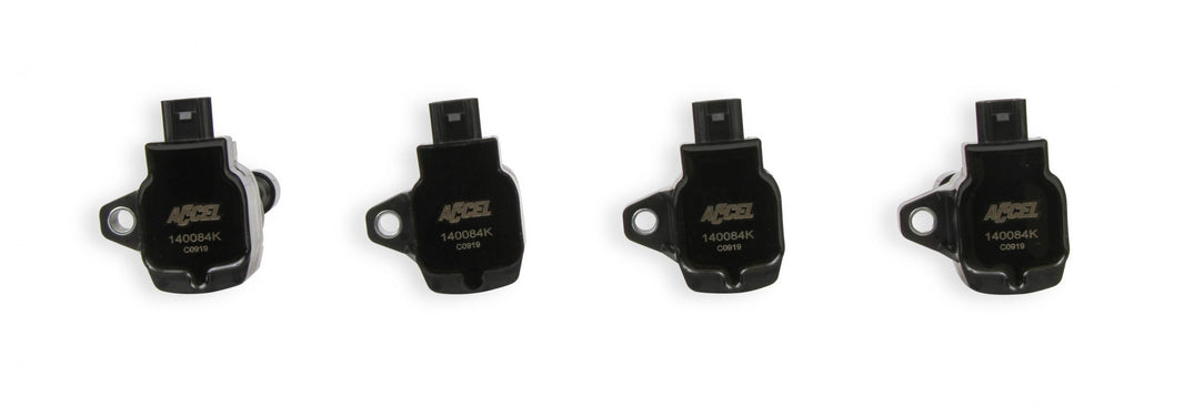Ignition Coils Honda 2.0L, 2.0L Turbo/ 1.5L 4-Cylinder, Black, 4-Pack Fits 2016 2020 Honda Civic 2.0L, 2.0L Turbo And 2015 2019 Honda Fit 1.5L, 4-Cylinder Engines ACCEL
