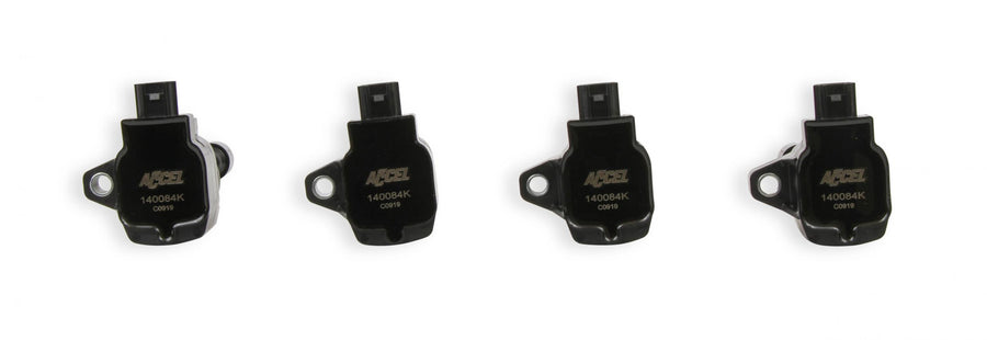 Ignition Coils Honda 2.0L, 2.0L Turbo/ 1.5L 4-Cylinder, Black, 4-Pack Fits 2016 2020 Honda Civic 2.0L, 2.0L Turbo And 2015 2019 Honda Fit 1.5L, 4-Cylinder Engines ACCEL