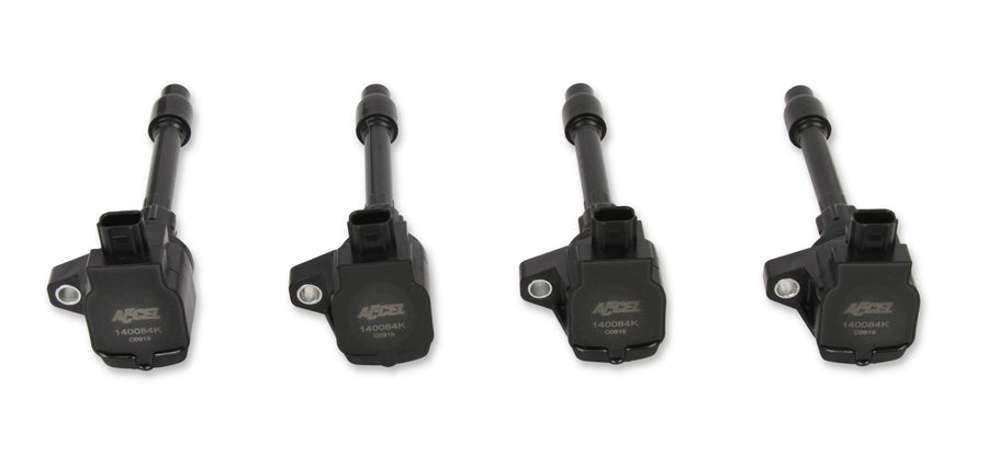 Ignition Coils Honda 2.0L, 2.0L Turbo/ 1.5L 4-Cylinder, Black, 4-Pack Fits 2016 2020 Honda Civic 2.0L, 2.0L Turbo And 2015 2019 Honda Fit 1.5L, 4-Cylinder Engines ACCEL