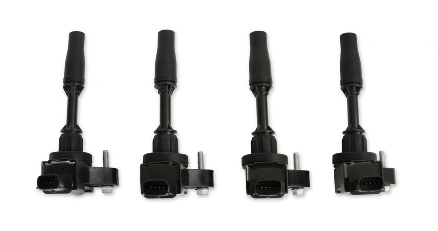 Ignition Coils General Motors 2.0L Turbo, 2.5L, Engines, Black, 4-Pack Fits 2013-2018, Buick, Cadillac, Chevy, Gmc 2.0L Turbo And 2.5L 4-Cylinder Engines ACCEL