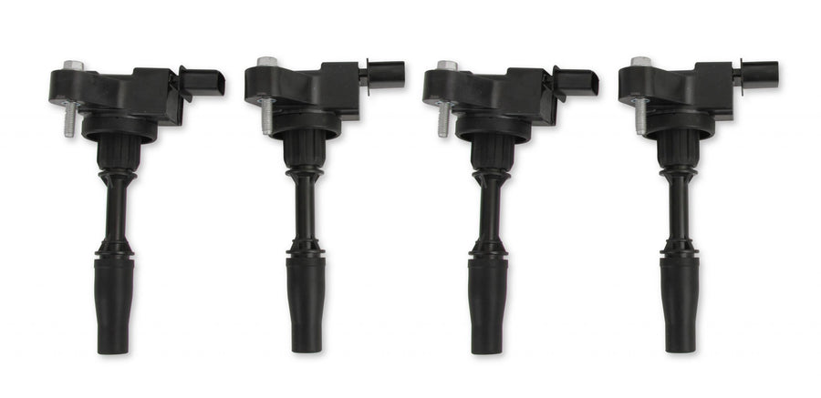 Ignition Coils General Motors 2.0L Turbo, 2.5L, Engines, Black, 4-Pack Fits 2013-2018, Buick, Cadillac, Chevy, Gmc 2.0L Turbo And 2.5L 4-Cylinder Engines ACCEL
