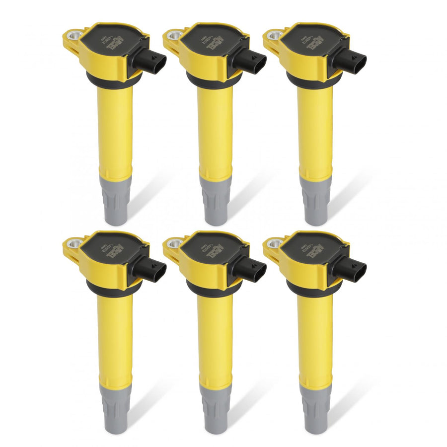 Direct Ignition Coil Kit Supercoil 2006-2011 Mopar 2.7/3.5/4.0L Yellow 6-Pack ACCEL