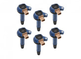 Direct Ignition Coil Kit Supercoil- 2010-2016 Ford Ecoboost 3.5L V6- 6-Pack (3-Pin) Blue Brand Supercoil Direct OEM Replacement ACCEL